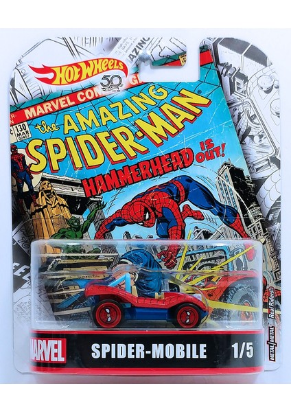 Hot Wheels Gösteri Dünyası Arabaları Spider-Mobile DMC55-FLD31