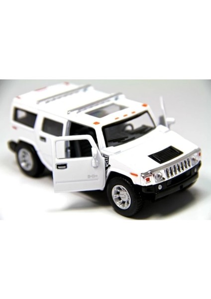 2008 Hummer H2 Suv - Çek Bırak 5ınch. Lisanslı Model Araba, Oyuncak Araba 1:40