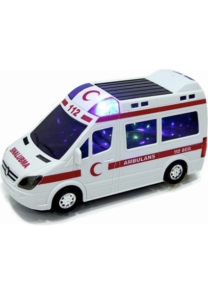 Beyazşahin Oyuncak Ambulans Acil Kurtarma Arabası Ambulans Oyuncak Araba