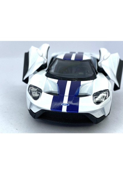 2017 Ford Gt (Şeritli) Çek Bırak 5ınch. Lisanslı Model Araba, Oyuncak Araba 1:38 fiyatları