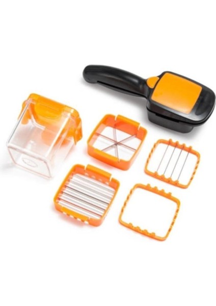 Nicer Dicer Quıck 5 In 1 Pratik Hazneli Sebze Meyve Doğrayıcı fırsatları