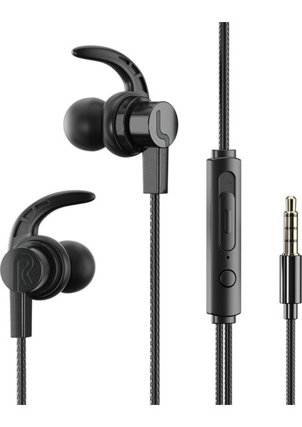 Kablolu Kulaklık Tak Oynat Müzik Dinleme Hifi Ses Kablolu Kontrol Kulaklık (Yurt Dışından)