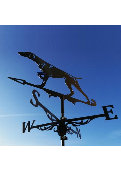 Weather Vane Profesyonel Siyah Hound Ev Bahçesi Pay (Yurt Dışından)