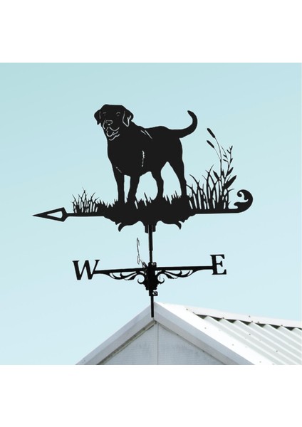 Weather Vane Açık Havada Weathervane Farmhouse Cupolas Sahne Dekor Köpek (Yurt Dışından)