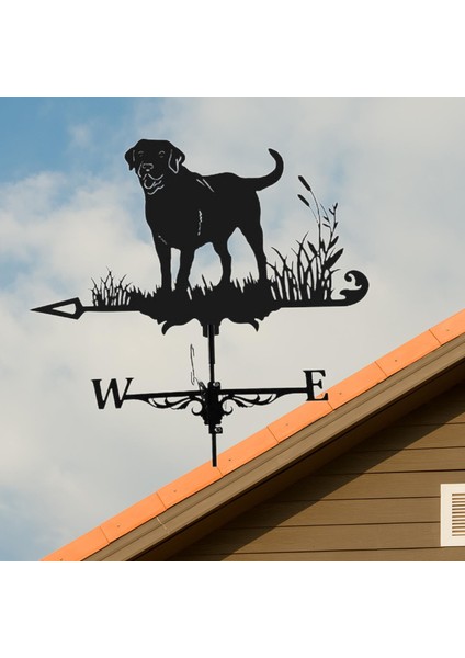 Weather Vane Açık Havada Weathervane Farmhouse Cupolas Sahne Dekor Köpek (Yurt Dışından)