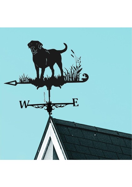 Weather Vane Açık Havada Weathervane Farmhouse Cupolas Sahne Dekor Köpek (Yurt Dışından)