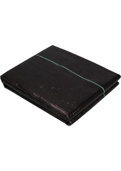 1.5x5 Metrelik Izgara Şeritli Siyah Bariyer Peyzaj Kumaş (Yurt Dışından)