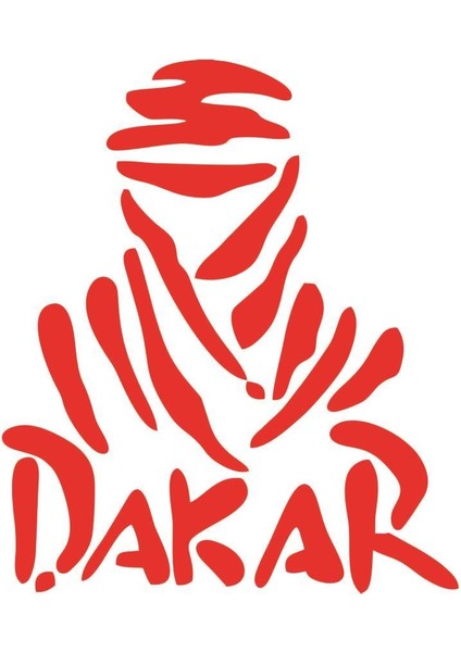 Dakar Sticker 25 cm Kırmızı