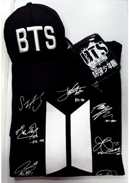 Bts Swetshirt Bts Şapka Bts Cüzdan 2 Iplik Şardonlu fiyatları