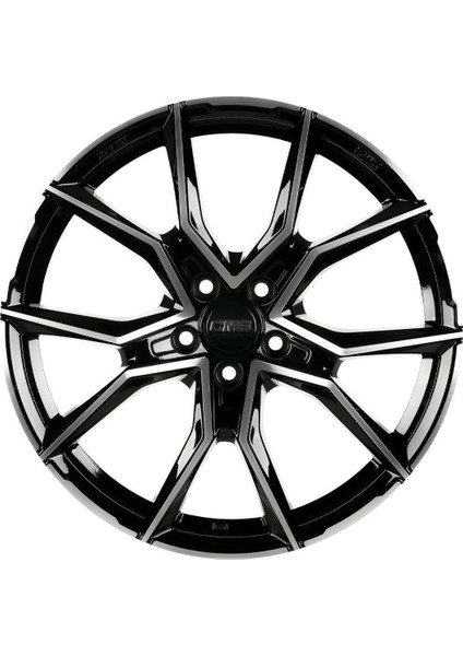 CMS-1432-01 8.0X18"-5X112 ET46 57.1 Diamond Black Gloss Jant (4 Adet)