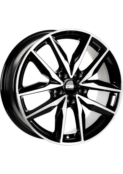 CMS-1128-04 7.5X18"-5X100 ET40 57.1 Diamond Black Gloss Jant (4 Adet)