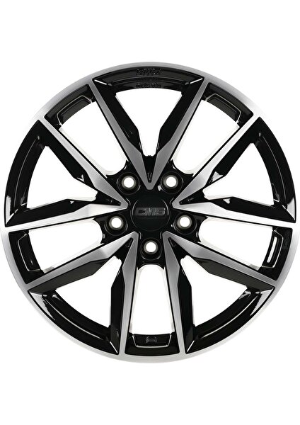 CMS-1128-04 7.5X18"-5X100 ET40 57.1 Diamond Black Gloss Jant (4 Adet)