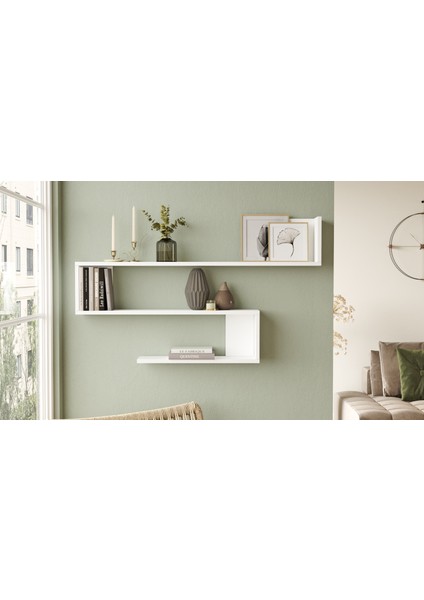 Shelf R10 Modern Duvar Rafı Kitaplık modelleri