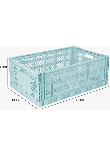 Aykasa 604022 Maxibox Arctic Blue Katlanabilir Kasa fırsatları