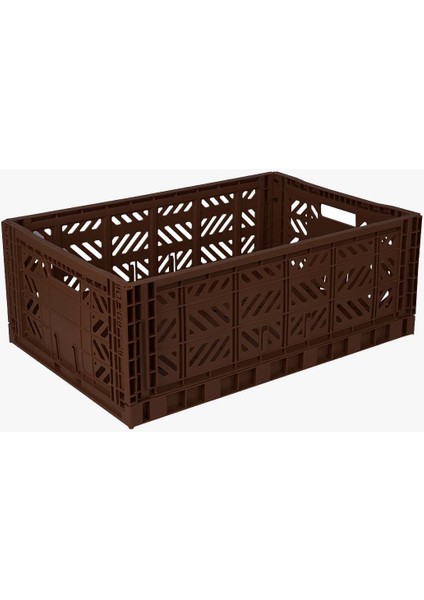 Aykasa 604022 Maxibox Brown Katlanabilir Kasa