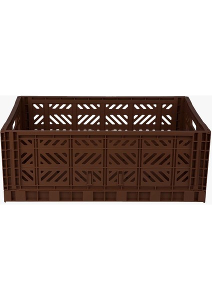 Aykasa 604022 Maxibox Brown Katlanabilir Kasa modelleri