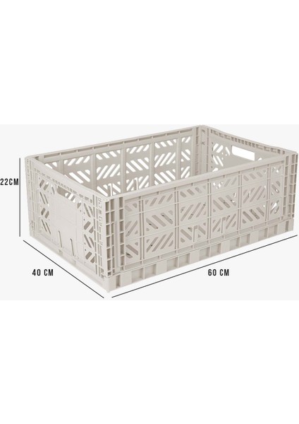 Aykasa 604022 Maxibox Light Gray Katlanabilir Kasa fırsatları