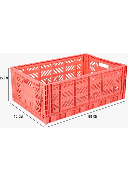 Aykasa 604022 Maxibox Salmon Pink Katlanabilir Kasa fırsatları