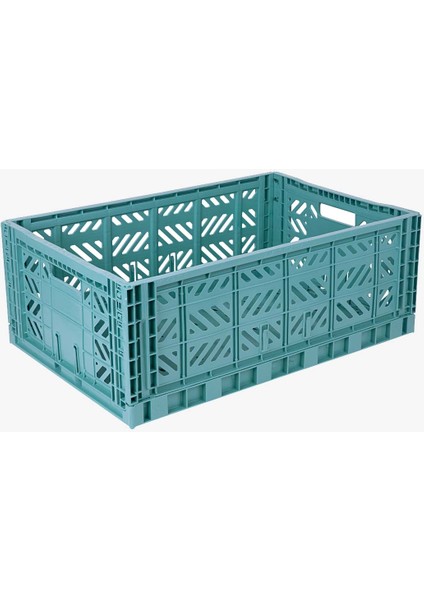 604022 Maxibox Teal Katlanabilir Kasa