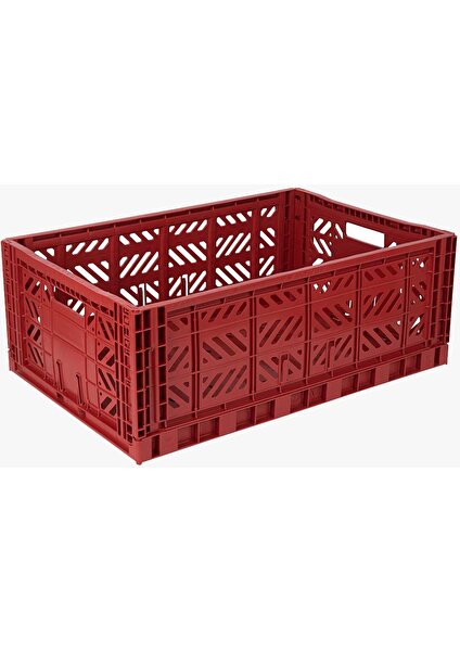 Aykasa 604022 Maxibox Tile Red Katlanabilir Kasa