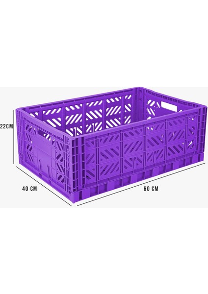 Aykasa 604022 Maxibox Violet Katlanabilir Kasa fırsatları