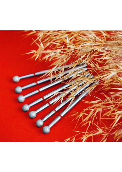 5li Top Kırmızı Elmas Freze Uç