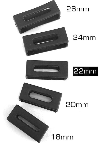 22MM Saat Plastik Kordon Tutucu Kayış Köprüsü Halka Askı