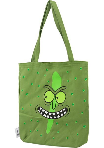 Rick And Morty Pickle Bez Çanta Gabardin Yeşil