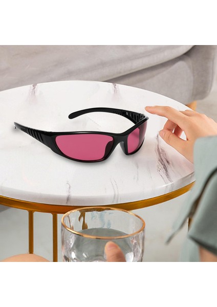 Moda Kadın Güneş Gözlükleri Gözlük Güneş Koruma Kare Gölgeler Kırmızı Lens