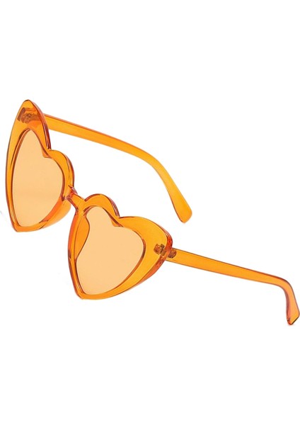 Kalp Şeklindeki Güneş Gözlüğü Vintage Kedi Göz Retro Gözlükleri Kadınlar Için Siyah(Yurt Dışından)