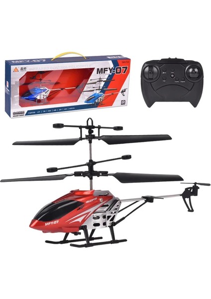 Cute Queen Mini USB Rc Alaşımlı Helikopter - Mavi