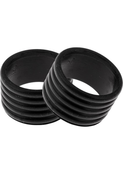 2X Dayanıklı Badminton Tenis Raket Düzeltme Yüzükleri Bant Aksesuarları Siyah (Yurt Dışından)