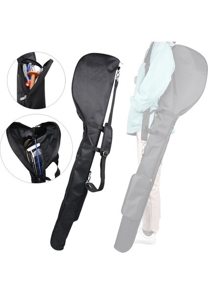 Golf Bag Kulüpleri Case Zippered Seyahat Çantası Kalın Ve Zorlu Tutuyor (Yurt Dışından) indirimleri