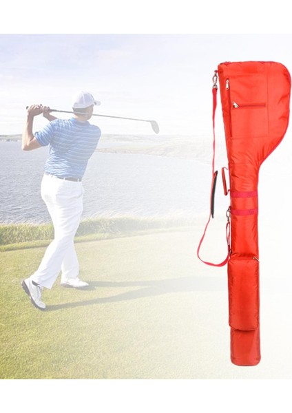 Golf Çanta Kulüpleri Vaka Katlanabilir Hafif Kalın Ve Kırmızı Eğitim Için Zor (Yurt Dışından) modelleri