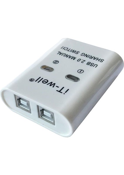 2'den 1'e Çıkış Splitterusb 2.0 Manuel Paylaşım Anahtarı Dönüştürücü (Yurt Dışından)