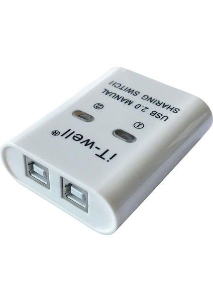 2'den 1'e Çıkış Splitterusb 2.0 Manuel Paylaşım Anahtarı Dönüştürücü (Yurt Dışından)