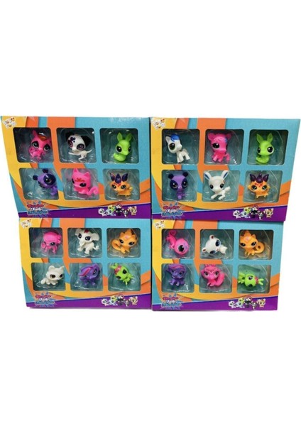 Littlest Pets Shop Minişler 6 Lı Oyuncak Miniş Ailesi