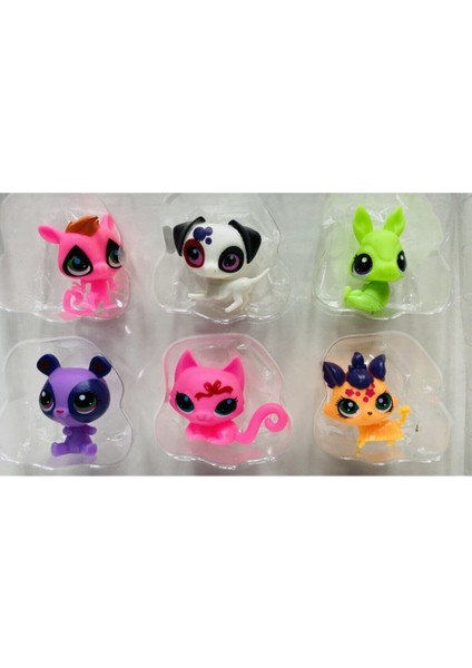 Littlest Pets Shop Minişler 6 Lı Oyuncak Miniş Ailesi