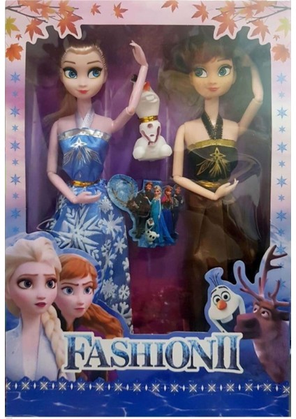 Eklemleri Oynayan Elsa ve Anna Bebek Seti fiyatları