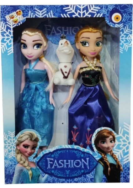 Frozen Karlar Ülkesi Elsa Anna Olaflı Oyuncak Bebek