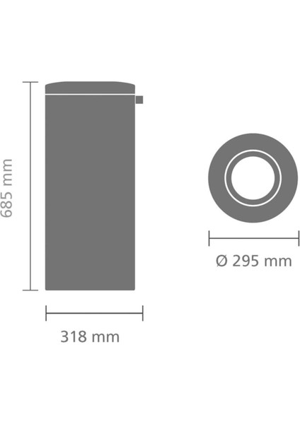 Çöp Kutusu Alev Korumalı 30 Litre indirimleri