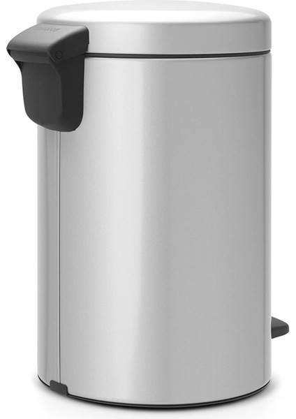 Metallic Grey Çöp Kovası 12 Lt