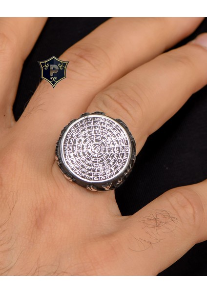 Gümüş 925 Ayar Gümüş Yüzük Esma-Ül Hüsna (Allahın 99 Ismi) Yazılı fiyatları