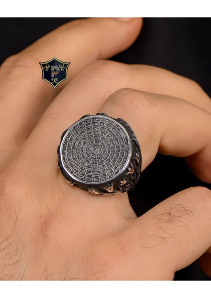 Gümüş 925 Ayar Gümüş Yüzük Esma-Ül Hüsna (Allahın 99 Ismi) Yazılı modelleri