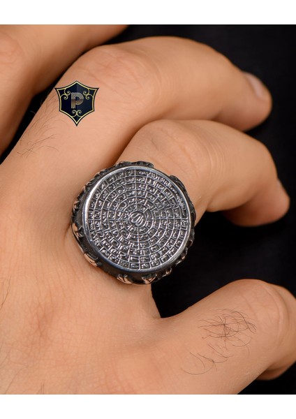 Gümüş 925 Ayar Gümüş Yüzük Esma-Ül Hüsna (Allahın 99 Ismi) Yazılı fırsatları