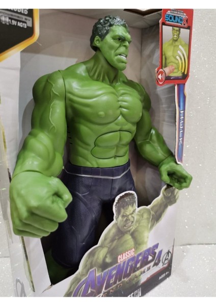 Hulk Action Figür Oyuncak Işıklı Konuşan 28.5 cm