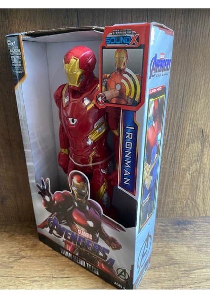 Ironman Figür Demir Adam Figür Ironman Figür Sesli Işıklı Aksiyon Figürü Iron Man modelleri
