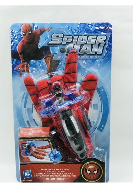 Marvel Spider-Man Örümcek Adam Vantuz Fırlatan Eldiven - Maske Hediyeli Marvel Spider-Man*ağ-Atan* Masalavm