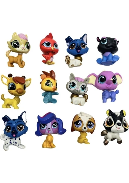 Minişler Pet Shop Littlest Pets Shop Lps Minişler 12 Adet Miniş Büyük Boy