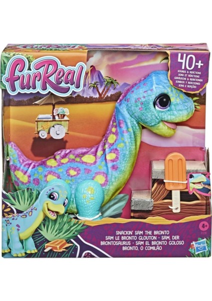 Furreal Snackin Sam The Bronto Interaktif Dinozor - F1739